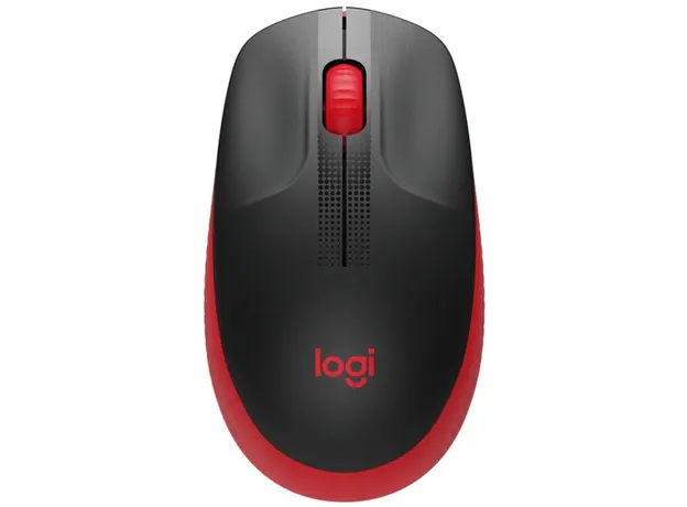 მაუსი LOGITECH M190 Full-size wireless mouse - RED - 2.4GHZ - EMEA - M190