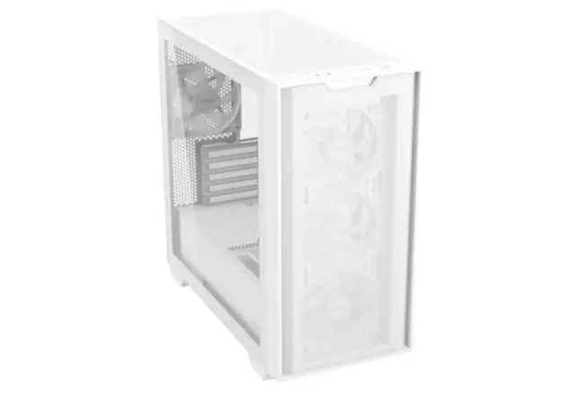 კომპიუტერის ქეისი Asus A21 Plus 4x120mm ARGB Fans Mini Tower White - 90DC00H3-B19010, 5 image