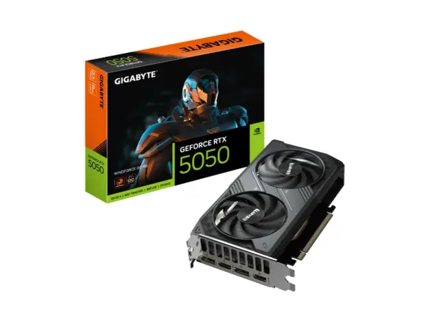 ვიდეო დაფა GIGABYTE Graphic Adapter GeForce RTX 5050 8GB GDDR6 WINDFORCE 2 OC, 2 image