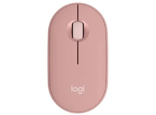 მაუსი LOGITECH Pebble Mouse 2 M350s - TONAL ROSE - BT - EMEA-808 - DONGLELESS, 2 image