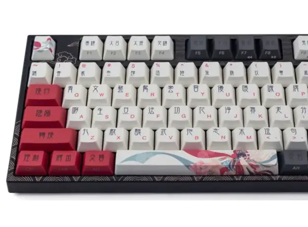 კლავიატურა Varmilo VEM108 Beijing Opera EC V2 Ivy UA, 3 image