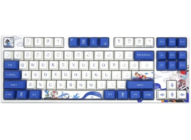 კლავიატურა Varmilo Keyboard VA87M Lovebirds-I, Cherry MX Blue,EU, 2 image