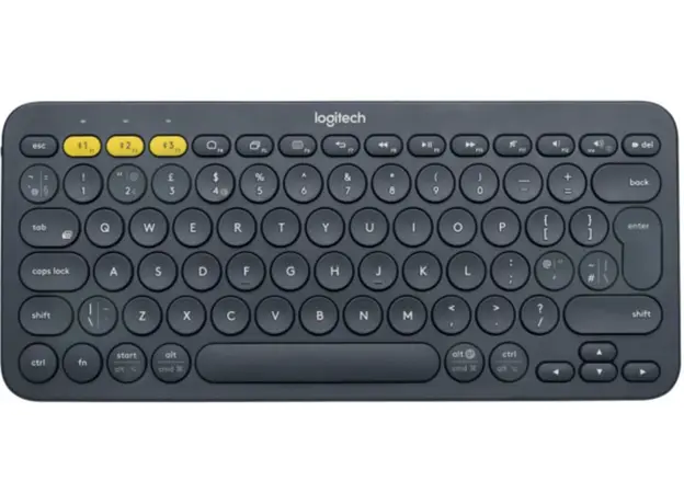 კლავიატურა LOGITECH K380 Multi-Device Bluetooth Keyboard - DARK GREY - RUS, 2 image