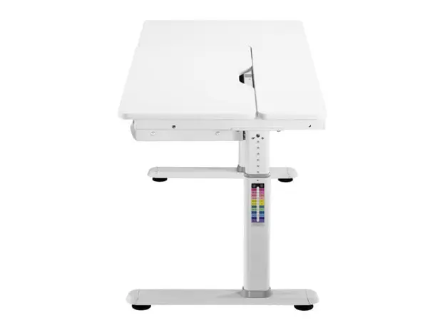 კომპიუტერის მაგიდა 2E Computer table CE301K-MECHANIC, height adjustment, mechanical, 54/76х120x60cm, white, 4 image
