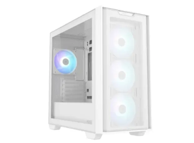 კომპიუტერის ქეისი Asus A21 Plus 4x120mm ARGB Fans Mini Tower White - 90DC00H3-B19010, 2 image