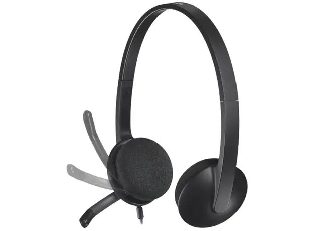 ყურსასმენი LOGITECH H340 Corded Headset - BLACK - USB, 3 image