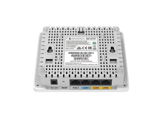 დაშვების წერტილი Grandstream GWN7604, Indoor AX3000 Wi-Fi 6 Access Point, 2x2:2 2.4G, 3x3:2 5G, 1x GbE PoE, 2x GbE with PSE, 1x GbE, up to 100m coverage, 7 image