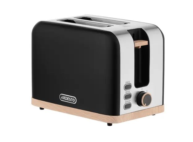 ტოსტერი Ardesto toaster T-F420BWD, 800W, metal, 2 slots, black