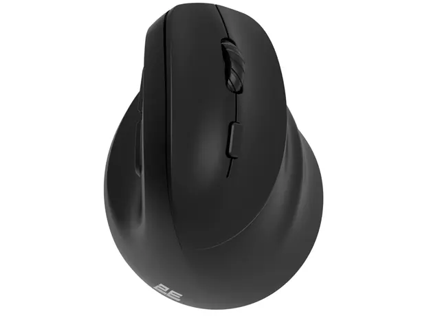 მაუსი 2E Mouse MF325 Silent, WL/BT, vertical, black, 2 image