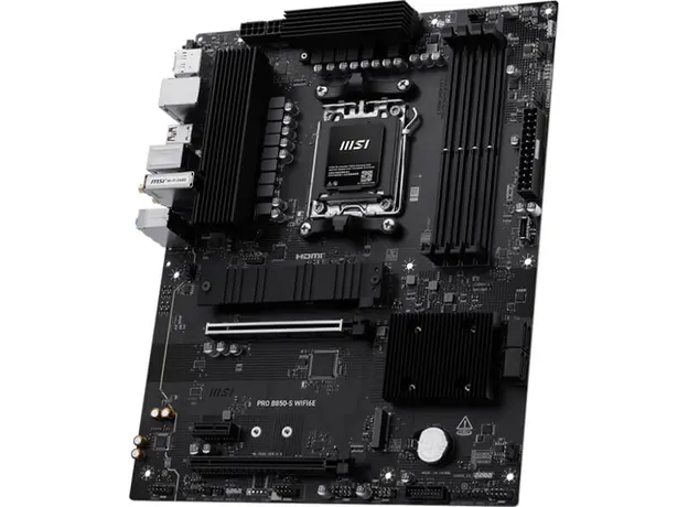 დედა დაფა MSI Motherboard PRO B850-S WIFI6E sAM5 B850 4xDDR5 M.2 HDMI WiFi BT ATX, 5 image