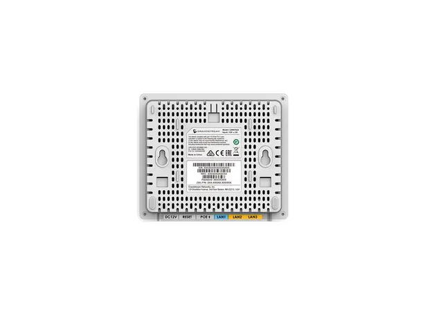 დაშვების წერტილი Grandstream GWN7604, Indoor AX3000 Wi-Fi 6 Access Point, 2x2:2 2.4G, 3x3:2 5G, 1x GbE PoE, 2x GbE with PSE, 1x GbE, up to 100m coverage, 5 image