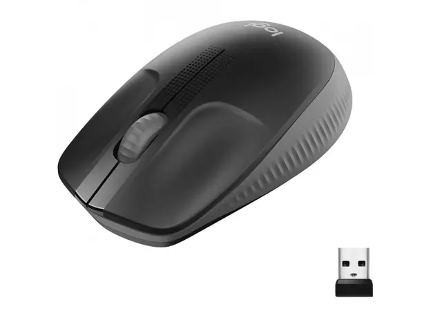 მაუსი LOGITECH M190 Full-size wireless mouse - CHARCOAL - 2.4GHZ - EMEA - M190, 4 image