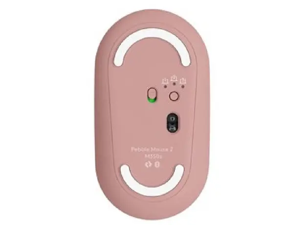 მაუსი LOGITECH Pebble Mouse 2 M350s - TONAL ROSE - BT - EMEA-808 - DONGLELESS, 3 image