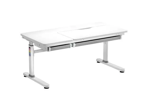 კომპიუტერის მაგიდა 2E Computer table CE301K-MECHANIC, height adjustment, mechanical, 54/76х120x60cm, white, 5 image