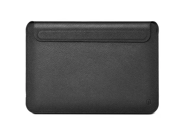 ნოუთბუქის ჩანთა WiWU 13.3'' Genuine Leather Laptop Sleeve Black, 2 image