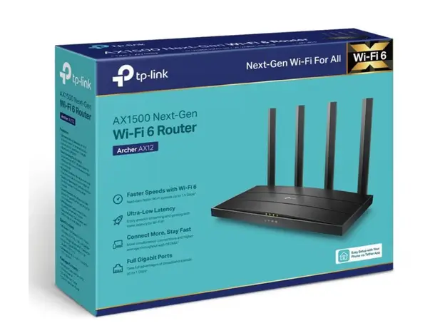 როუტერი TP-LINK Archer AX12/AX1500 Gigabit Wi-Fi 6 Router Dual-Ban, 5 image