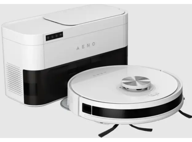 რობოტი მტვერსასრუტი Aeno Robot Cleaner w/Dust Collector, white, 2in1 and dust tank, 4000pa, 3200mAh battery, 3 image