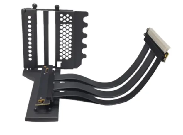 ვიდეო დაფის სამაგრი Asiahorse PCIE5.0 -A- BLACK 90 + Bracket, 3 image