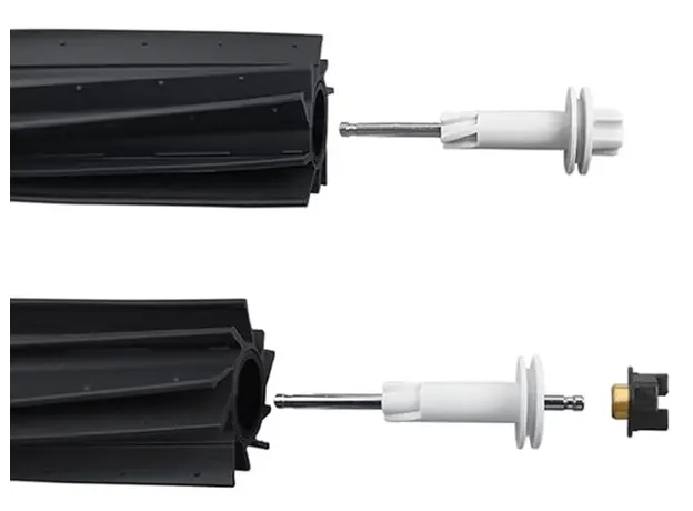 მტვერსასრუტის ჯაგრისი Roborock S8/S8+/S8Pro 2pcs Grey/Red (8.02.0199), 3 image