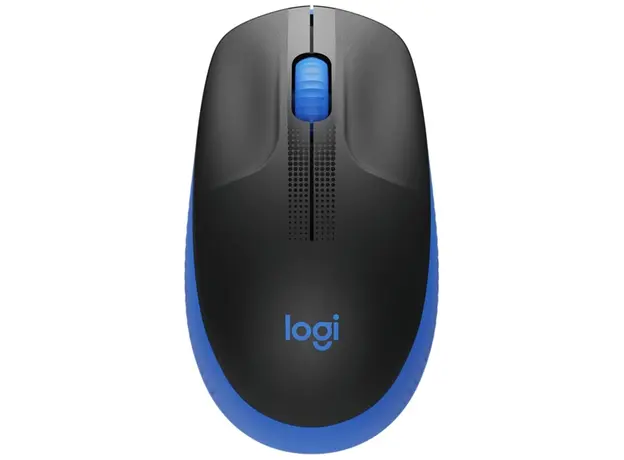 მაუსი LOGITECH M190 Full-size wireless mouse - BLUE - 2.4GHZ - EMEA - M190