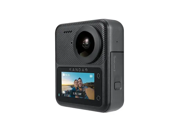 ექშენ კამერა KanDao Q23G-02 QooCam 3, 62MP, 360 Action Camera Travel Combo, Black, 3 image