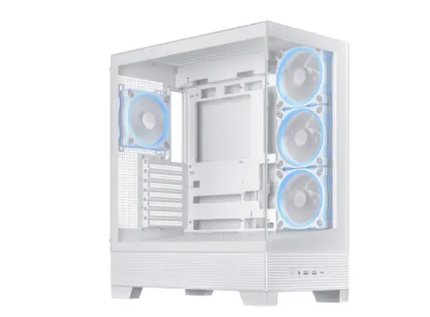 კომპიუტერის ქეისი Asus A31 PLUS 4x120mm ARGB Fans Mid Tower White - 90DC00R3-B19000, 3 image