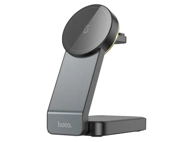 უსადენო დამტენი Hoco CQ3 Motorcycle folding 3-in-1 magnetic wireless fast charger