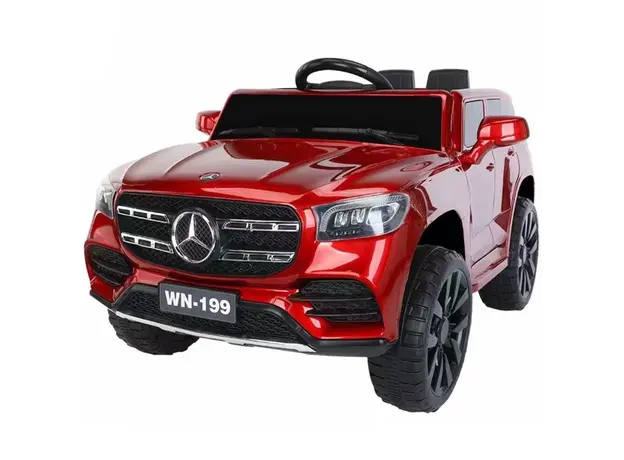 ბავშვის ელექტრო მანქანა WN-199 (D199)კაუჩუკის საბურავებით, ტყავის სკამით