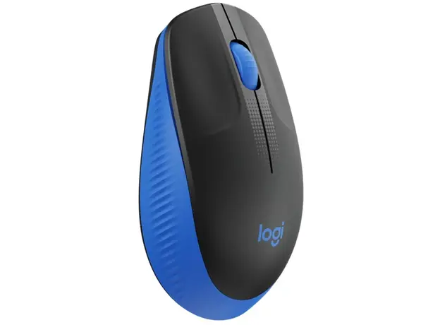 მაუსი LOGITECH M190 Full-size wireless mouse - BLUE - 2.4GHZ - EMEA - M190, 4 image