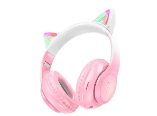 ყურსასმენი Hoco W42 Cat ears BT headphones cherry blossom, 3 image