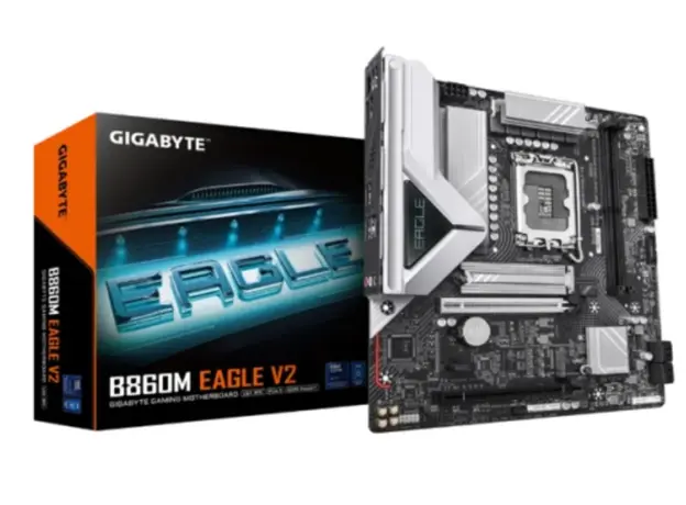 დედა დაფა Gigabyte B860M EAGLE V2 1.0 2DDR5 LGA1851 - 9MB86ME2-00-G10, 2 image