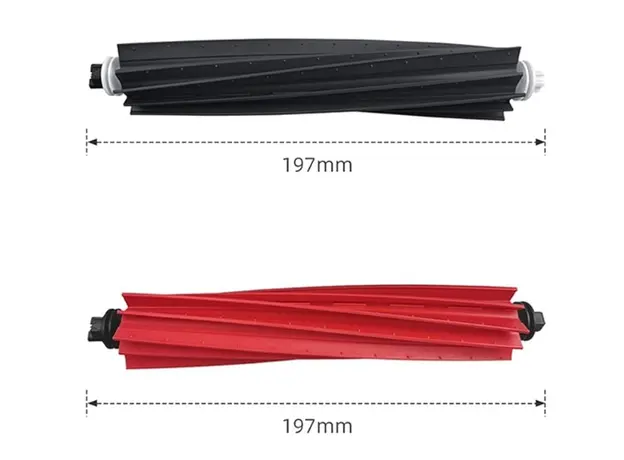 მტვერსასრუტის ჯაგრისი Roborock S8/S8+/S8Pro 2pcs Grey/Red (8.02.0199), 5 image