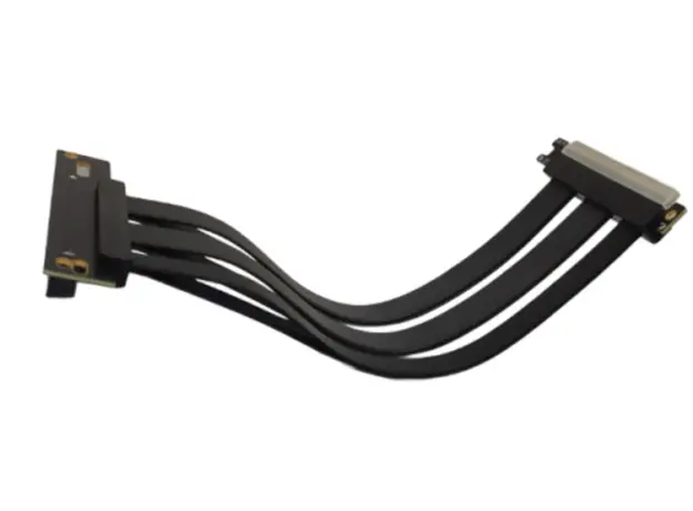 ვიდეო დაფის სამაგრი Asiahorse PCIE5.0 -A- BLACK 90 + Bracket, 6 image