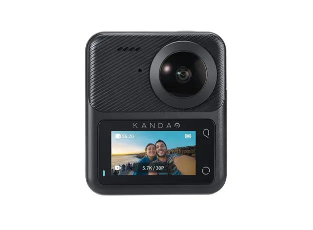ექშენ კამერა KanDao Q23G-02 QooCam 3, 62MP, 360 Action Camera Travel Combo, Black, 4 image
