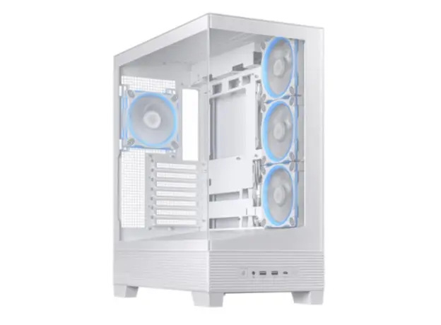 კომპიუტერის ქეისი Asus A31 PLUS 4x120mm ARGB Fans Mid Tower White - 90DC00R3-B19000, 2 image