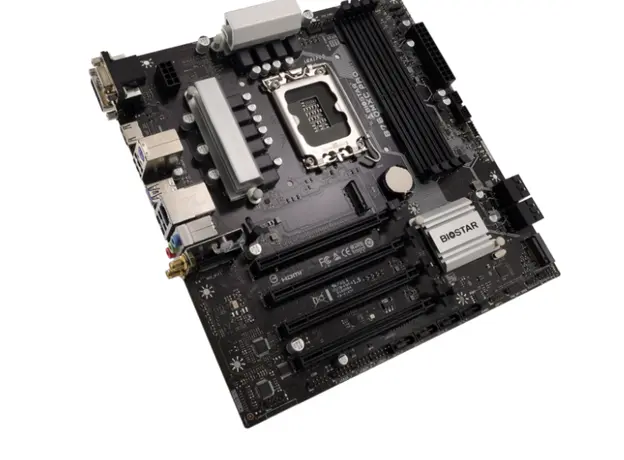 დედა დაფა Biostar Mainboard,Intel B760MXC PRO, 4DDR5 Socket 1700+, uATX, Gbe LAN,, 3 image