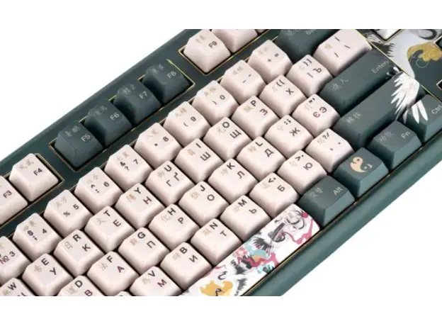 კლავიატურა Varmilo Lure VBS108 Crane Cherry MX Silent Red UA, 4 image