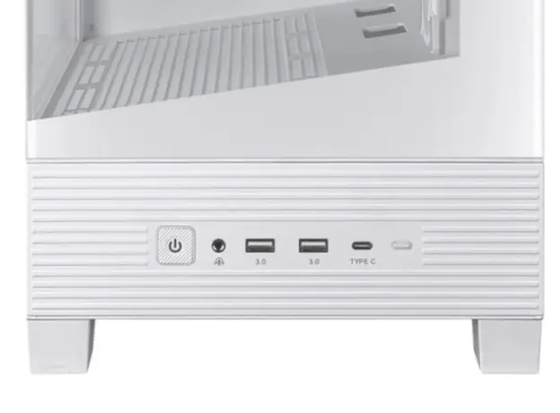 კომპიუტერის ქეისი Asus A31 PLUS 4x120mm ARGB Fans Mid Tower White - 90DC00R3-B19000, 5 image