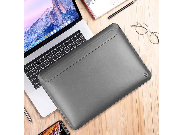 ნოუთბუქის ჩანთა WiWU 16.2'' Skin Pro Grey, 5 image