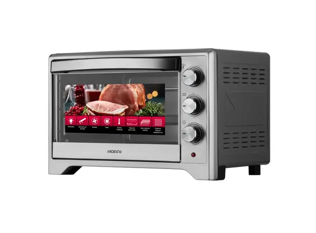 ელექტრო ღუმელი ARDESTO Electric oven, 33L, 1627W, mech., convection, grey, 4 image