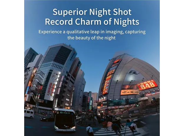 ექშენ კამერა KanDao Q23G-02 QooCam 3, 62MP, 360 Action Camera Travel Combo, Black, 17 image