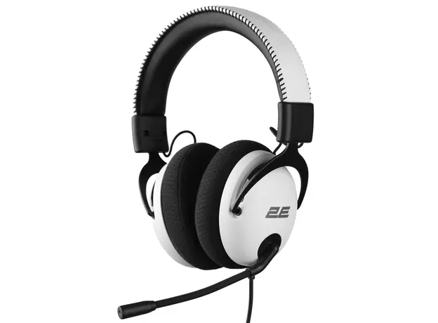 ყურსასმენი 2E GAMING Headset HG310 V2, mini-jack, 1.5m, white, 2 image