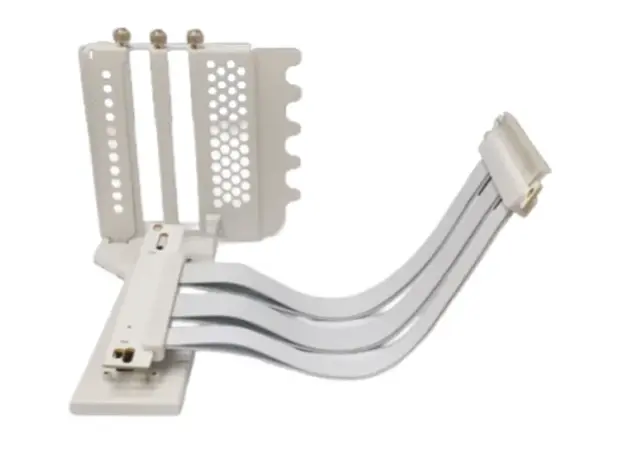 ვიდეო დაფის სამაგრი Asiahorse PCIE5.0 -A- White 90 + Bracket, 2 image