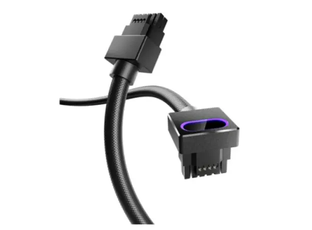 PSU კაბელის დამაგრძელებელი Asiahorse HYDRUS 8PIN CPU BLACK -A- 30CM, 3 image