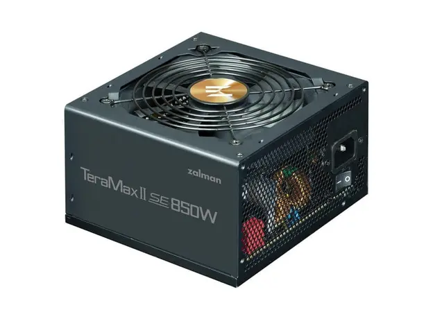 კვების ბლოკი Zalman PSU Teramax II SE  (850W) 89%, 80+ Gold, 120мм, 1xMB 28pin (18+10), 2xCPU(4pin+ 4pin), 3xMolex, 12xSATA, 4xPCIe 8pin(6+2), 1xPCIe GEN5 16pin, Fully Modular, 5 image