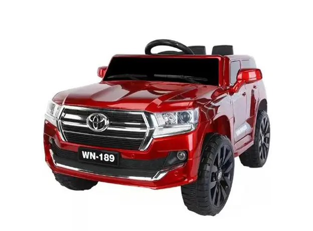 ბავშვის ელექტრო მანქანა TOYOTA D-189 კაუჩუკის საბურავებით.ტყავის სკამით., 2 image