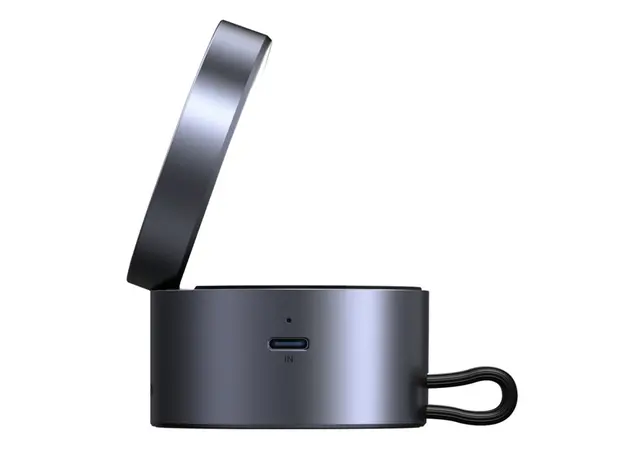 უსადენო დამტენი UGREEN W712 (65148) Magflow Qi2.2, 15W, 3in1 Wireless Charger, Grey, 5 image