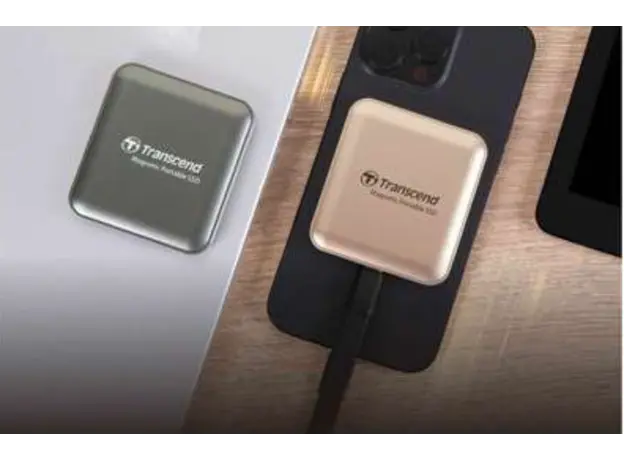 გარე მყარი დისკი Transcend 1TB, External SSD, ESD420C, USB 20Gbps, Type C,Magsafe,Iron Gray, 4 image