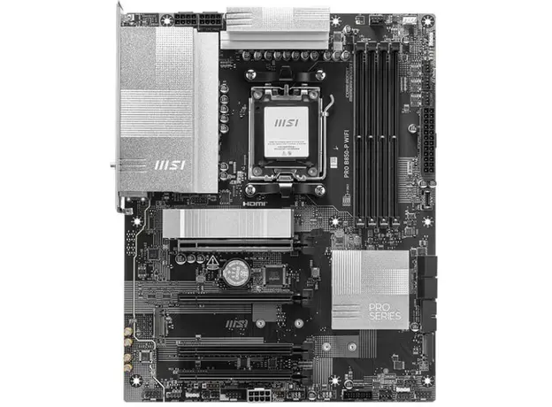 დედა დაფა MSI Motherboard PRO B850-P WIFI sAM5 B850 4xDDR5 M.2 HDMI WiFi BT ATX, 2 image