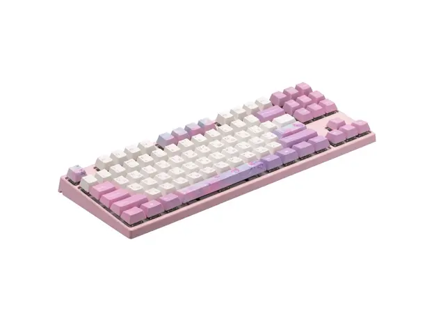 კლავიატურა Varmilo VEM87 Dreams On Board 87Key, EC V2 Jasmine, USB-A, EN/UKR, White Led, 4 image